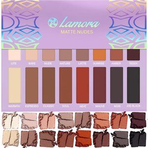 16 Colors Long Lasting Blendable Natural Matte Shimmer Metallic Eyeshadow Pallet